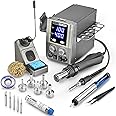 X-Tronic 6040-PRO-X • Platinum Series • 700 Watt • Hot Air Rework Soldering Iron Station • Digital Temp Controls, C/F Func, 0-30 Min Sleep, Auto Cool Down, Mute/Unmute Sound & Patented Nozzle Holder!