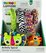 LAMAZE Activity Spiral Multicoloured Baby Toy with Crinkle Sounds view 8