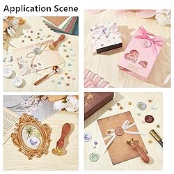 CRASPIRE Initial Alphabets Q Wax Seal Stamps Letter