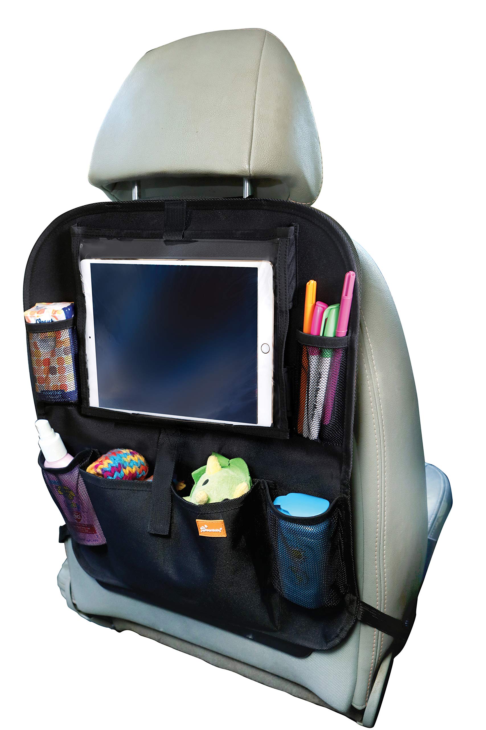 Dreambaby Boxed Backseat Organiser With ‘Built-In’ Tablet Holder - Black