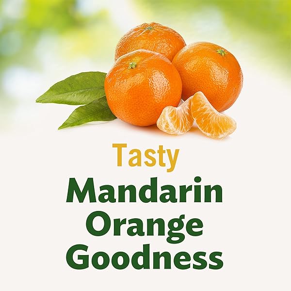DEL MONTE NO SUGAR ADDED MANDARIN ORANGES IN WATER FRUIT CUP, 4 OZ, PACK OF 4