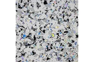 RUST BULLET Decorative Color Flakes - Empire Sparkle - Customize Concrete Floors with 1 LB of Durable, UV-Resistant Vinyl Chips for Stunning, Long-Lasting Designs