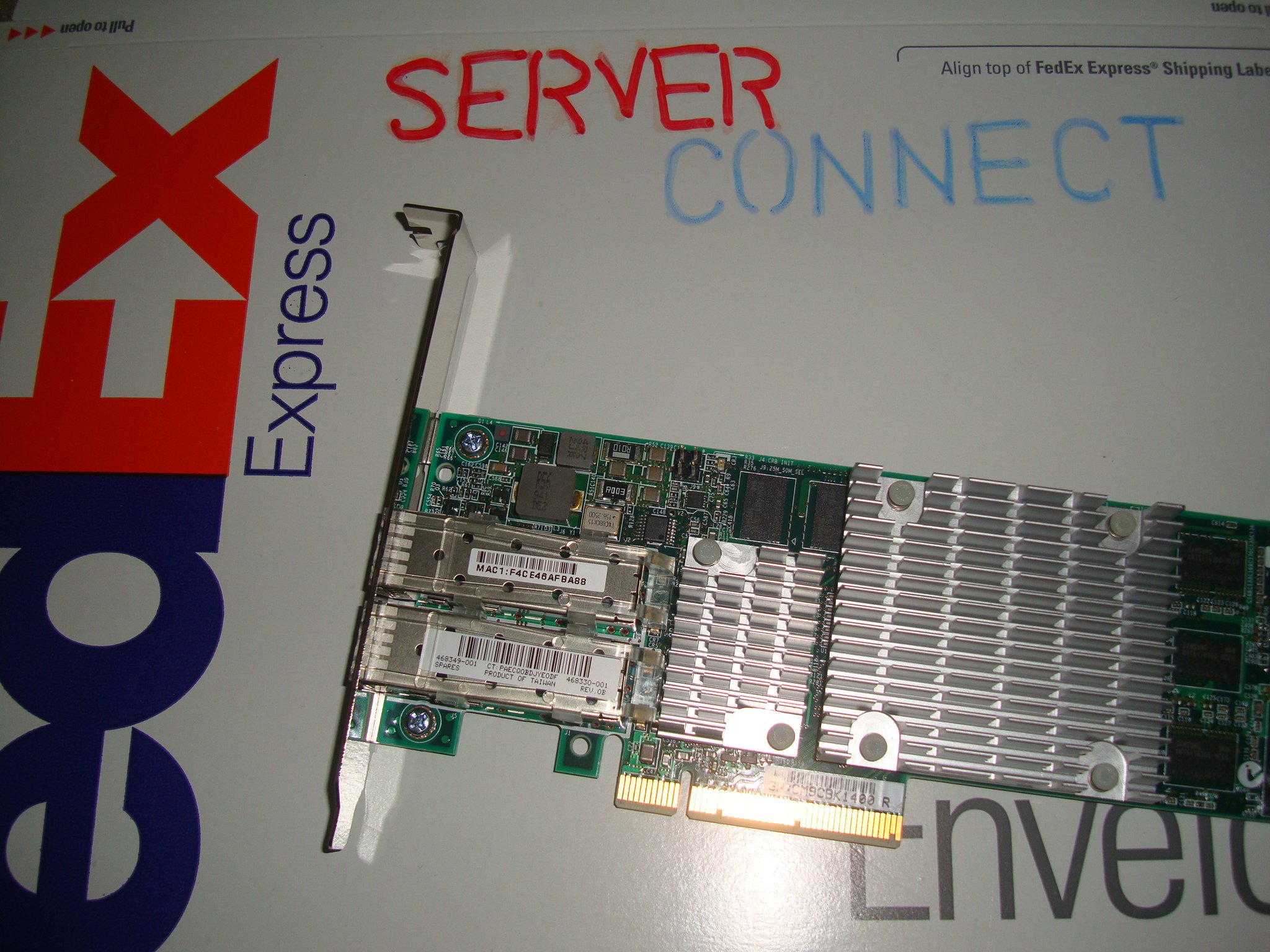 HP 468332-B21 NC522SFP Gigabyt Ethernet Card - Modem