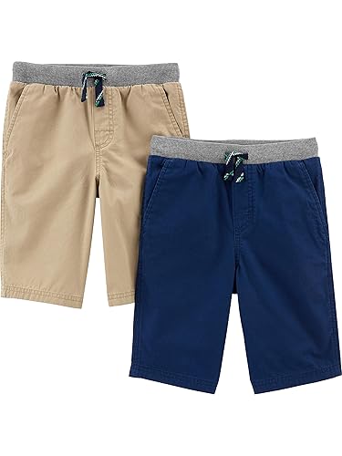 Simple Joys by Carter's Boys' Toddler Shorts, Pack of 2, Light