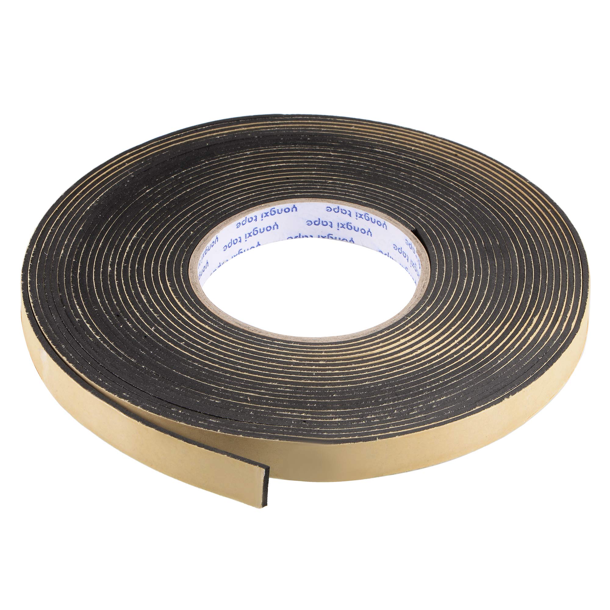 sourcing map Sealing Foam Tape 15mm Wide 2mm Thick 10m/32.8ft Long, EVA Self Adhesive Weather Strip for Window Door Insulation
