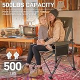 Ever Advanced Oversized Camping Chair 230kg Heavy Duty Wide Foldable Green view 5
