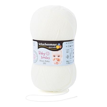 Schachenmayr Baby Smiles Bravo Baby 185 9801212-01002 natur Handstrickgarn, Häkelgarn, Babygarn