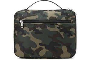 Octsky Bible Book Covers for Boys, Kids Bible Case Bible Protective with Pocket, Camo-1