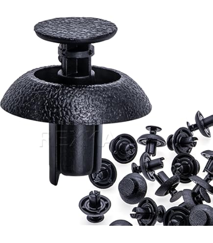 8Pcs Thread Hole Metal Fastener U-Type Clips Retainers Rivets Bumper