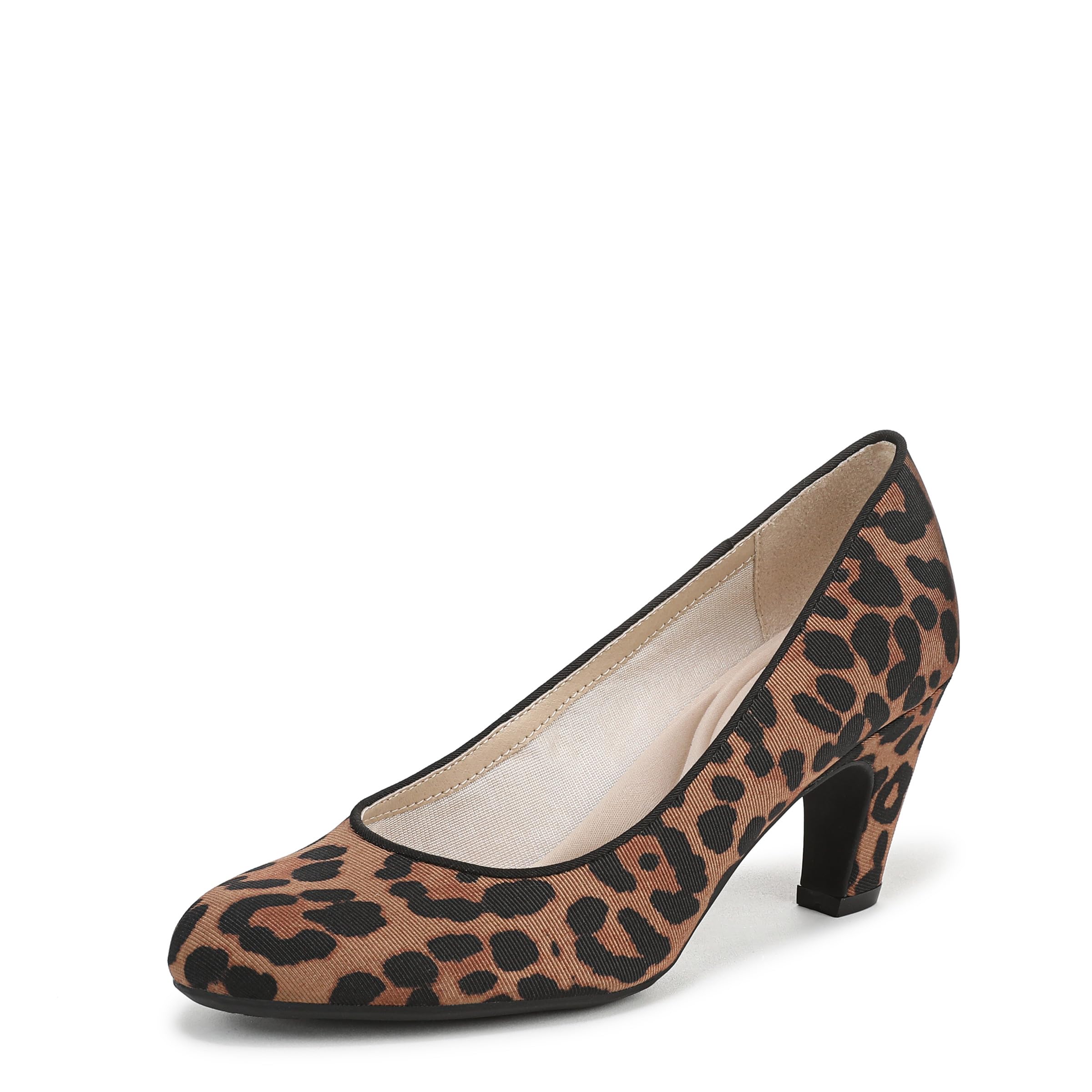 LifeStride Womens Parigi Plus Pump Brown Leopard 11 W