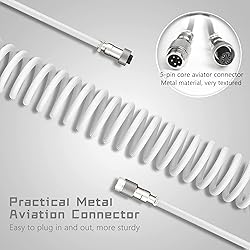 Womier Coiled Keyboard Cable - Detachable Aviator