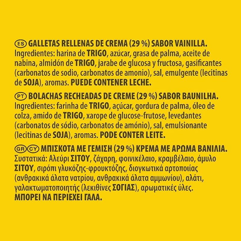 Biscoitos oreo golden baunilha recheados com creme sabor baunilha 154g