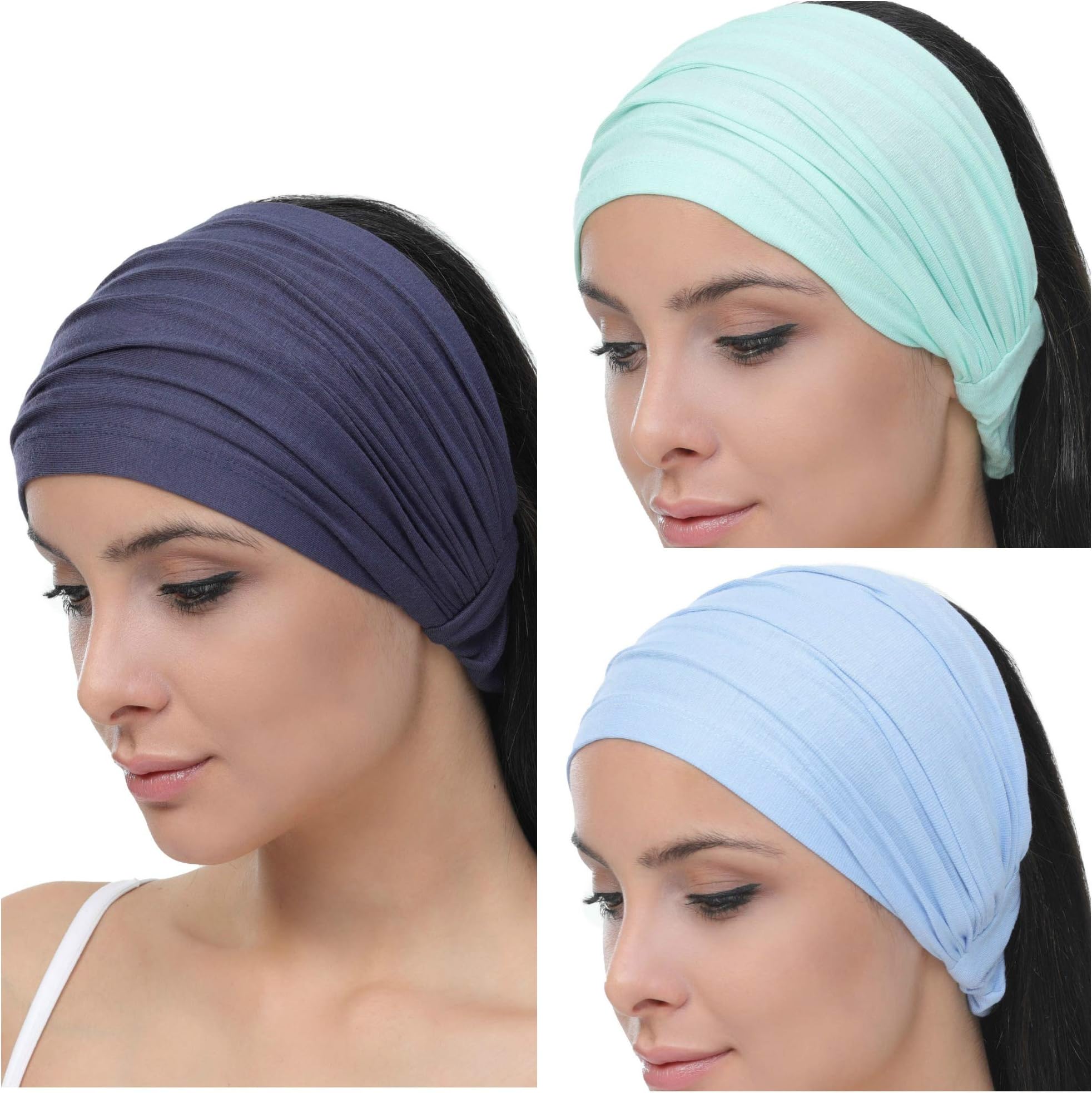 Deresina Women Bamboo Stretchy Headband for Hair Loss