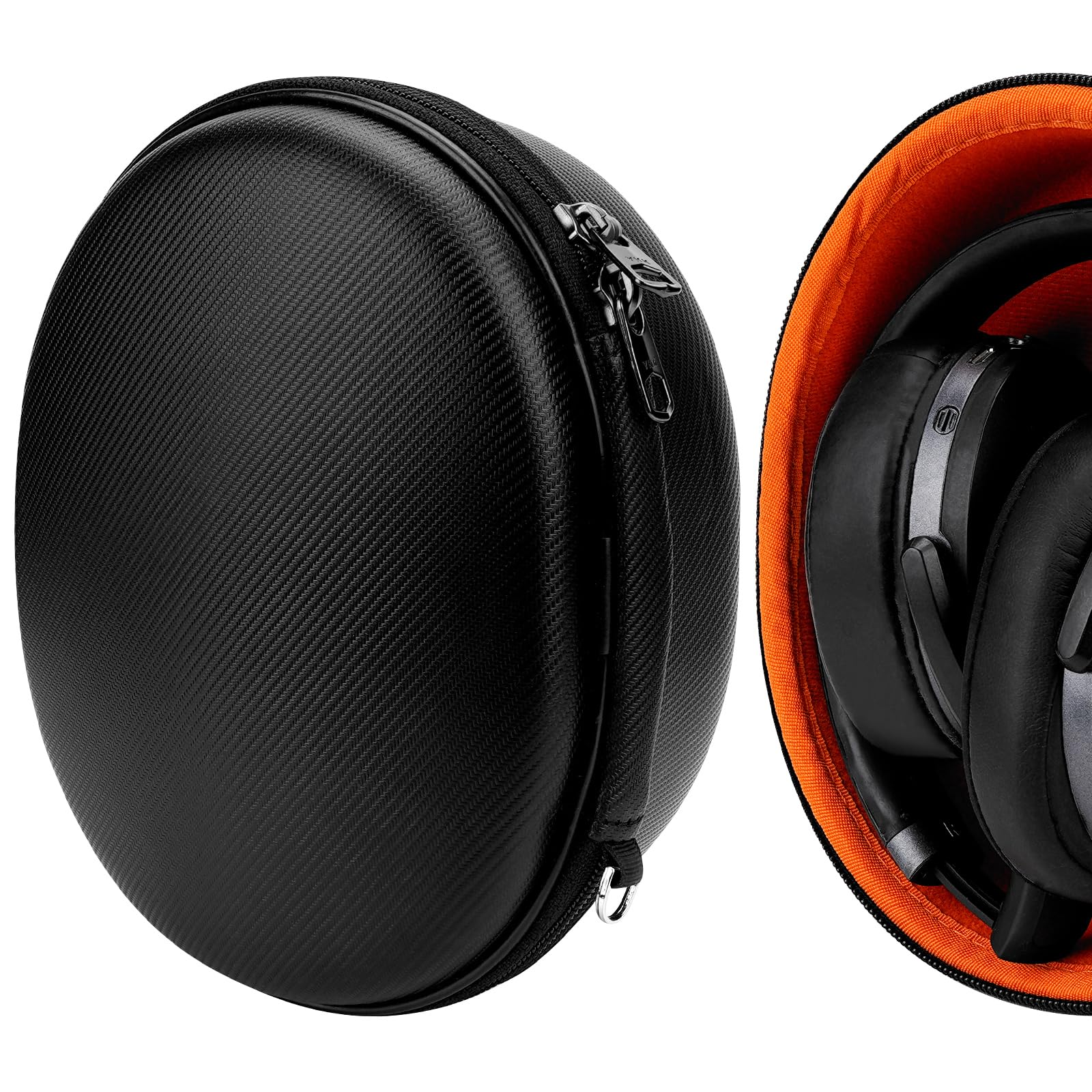 Geekria Shield Headphones Case Compatible with Sennheiser PXC 550-II, HD 450BT/4.50BTNC/4.50 SE/4.30i, Replacement Hard Shell Travel Carrying Bag with Cable Storage (Black)