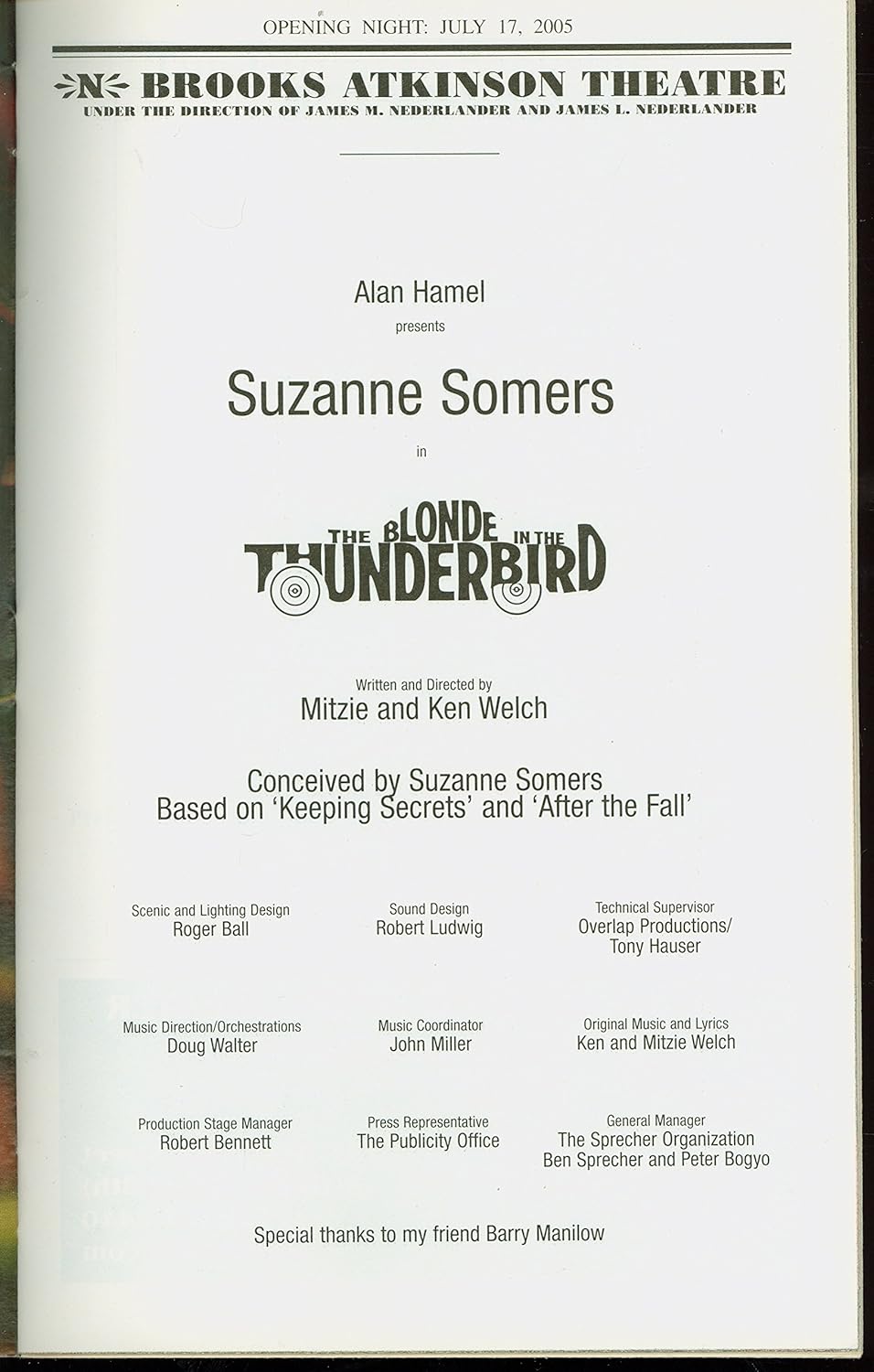 Suzanne Somers sings