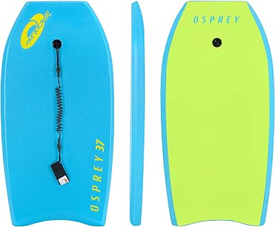 Osprey 37 inch Bodyboard with Leash - Kids and Small Adults
