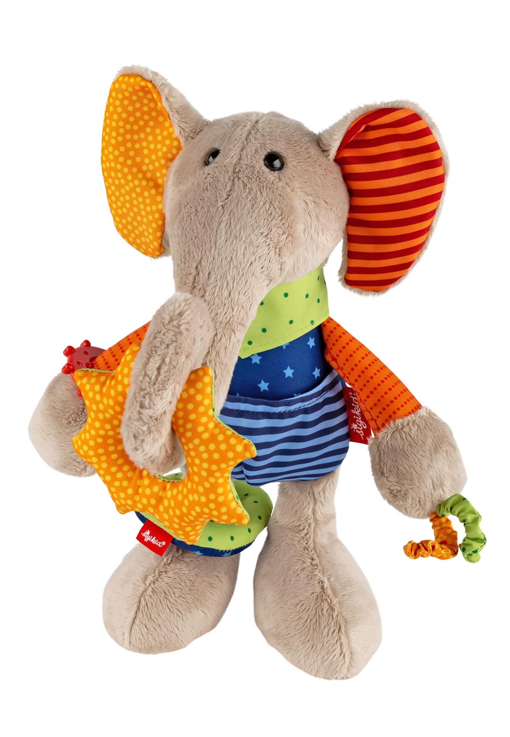 Sigikid Baby playq Elephant Learning and Activity Toys (27 x 15 x 12 cm)