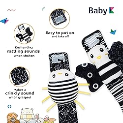 BABY K Baby Rattle Socks & Wrist Toys