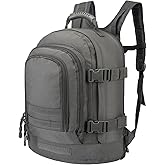 ZSearARMY Tactical Backpacks Assault Pack 3 Day Bag Expandable Backpack Out Bag Classic Case Travel Hiking(Gray, Not with Belt)