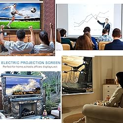 Kayle 120" Motorized Projector Screen Electric