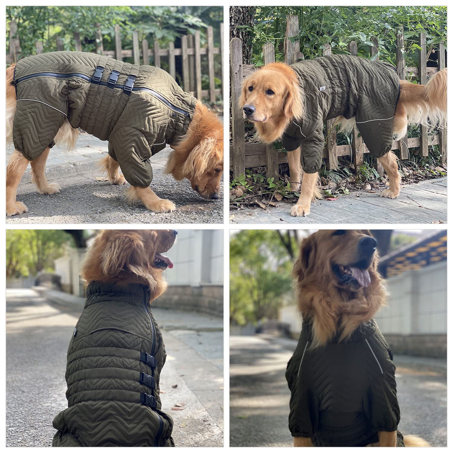 Warm Dog Coat with Double Layers