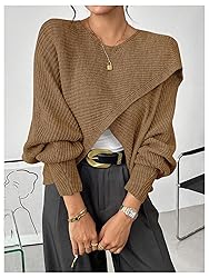 Verdusa Women's Lightweight Asymmetrical Wrap