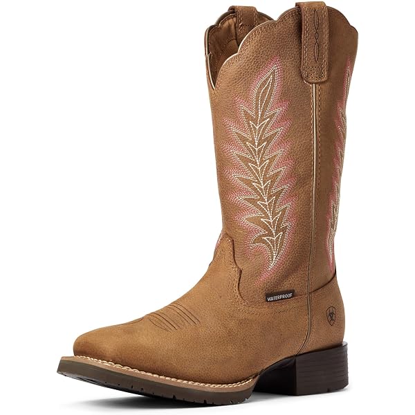 ARIAT Men's Badlands Western Boot - Leather Pull-On Boot With Square Toe & Block Heel - View #9