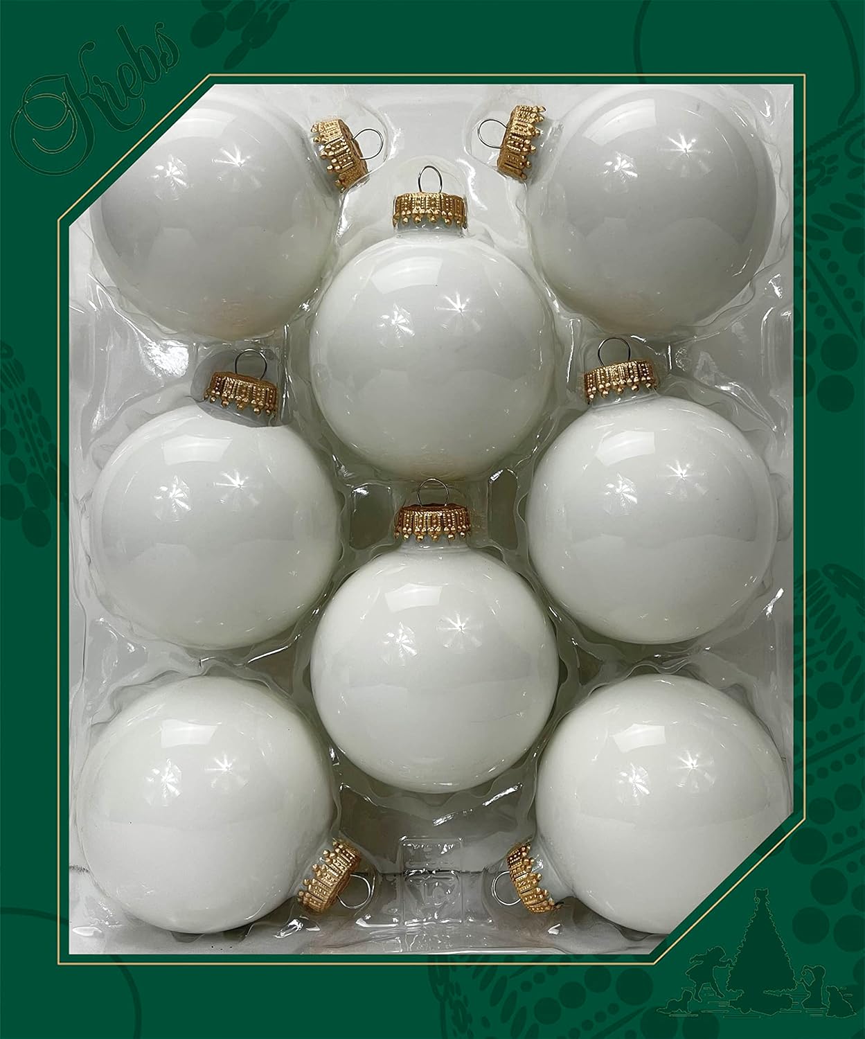Ornaments - Glass Christmas Tree Ornaments - 67mm / 2.63