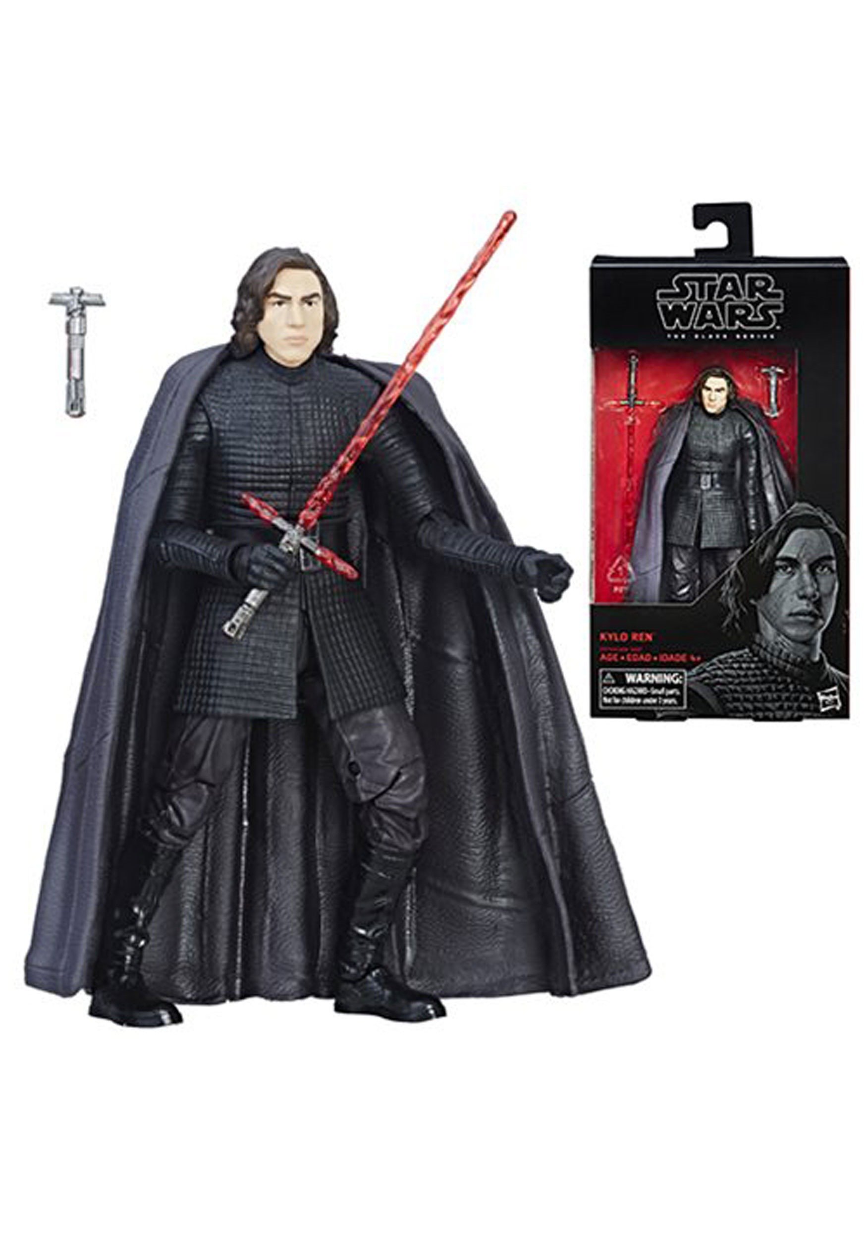 Star Wars C1773 Kylo Ren Action Figure Series 6 -Black