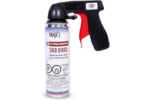 MOSHIFY SprayMax 1K 3-in-1 Primer Shade Black - Multi-Surface High Filling Epoxy Primer for Metals & Plastics, Fast Drying & Easy Sanding - Ideal for Automotive & DIY Projects