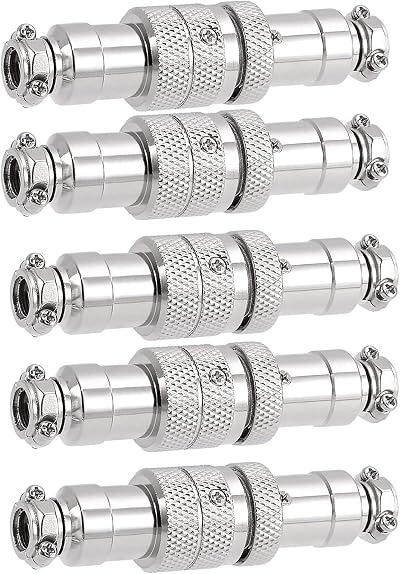 winwill 5Pcs GX16 16mm Aviation Connector Plug Docking Female Male Circular