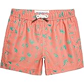 maamgic Swim Trunks Boys Quick Dry Toddler Bathing Suits for Kids Swimsuit Above The Knee Boys Swim Shorts