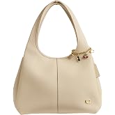COACH womens Polished Pebble Leather Lana Shoulder Bag
