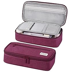 WEMATE Pencil Case, Large Storage Organizer for