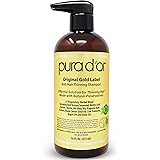 PURA D'OR Original Gold Label Anti-Thinning Biotin Shampoo (16oz) w/ Argan Oil, Nettle Extract, Saw Palmetto, Red Seaweed, 17