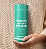 New Miuz Menthol Fizzing Eucalyptus Peppermint Epsom Salt Bath Bomb Sore Muscle view 4