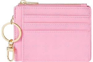 Sodsay Card Case Slim Front Pocket Wallet for Women Credit Card Holder with Keychain