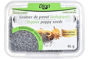Dion Organic Poppy Seeds / 46 g/Gluten Free