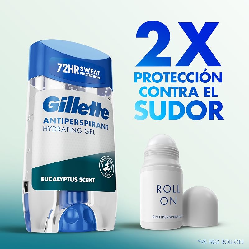 Clear Gel Eucalipto Antitranspirante Y Desodorante Hombre 6x70ml