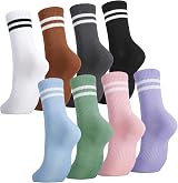 Zuimei 8 Pairs Ladies Socks Cotton Polyester Ankle Sport Casual Multipack view 8
