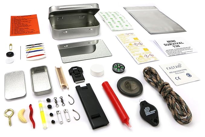 Polymath Products Mini-Überlebens-Set, in der Dose