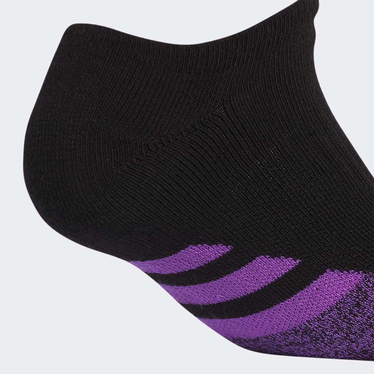 adidas Women's Cushioned No Show Socks (3-Pair), White/White, Medium, (Shoe Size 5-10) : Clothing