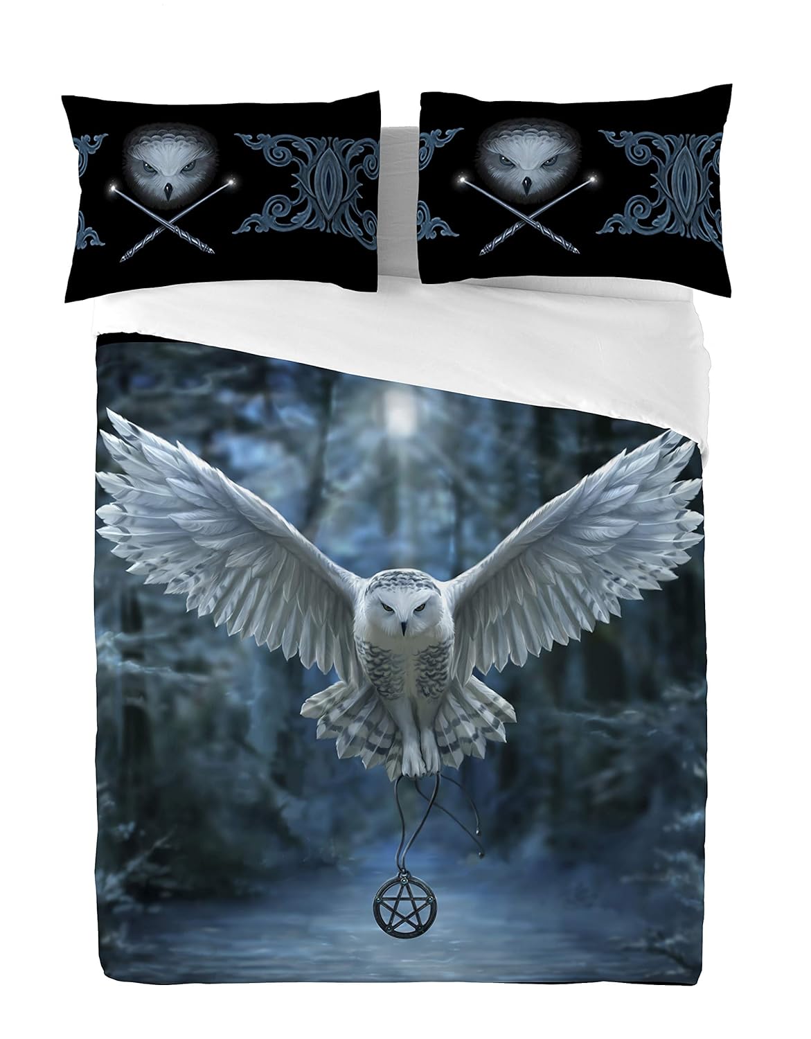 Wild Star Home Awaken Your Magic Duvet & Pillows Case Covers Set for Double Bed Artwork by Anne Stokes