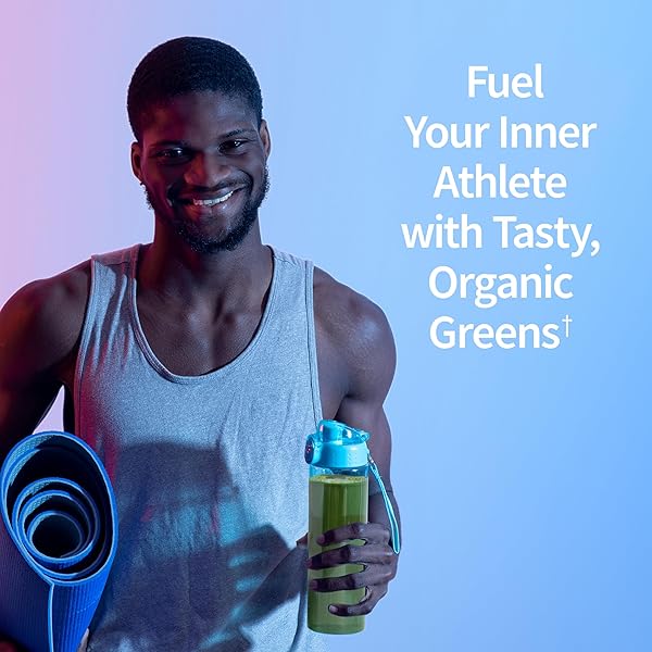 GARDEN OF LIFE SPORT NUTRITION GREENS AND SUPERFOODS POWDER FOR WOMEN AND MEN – UNFLAVORED, ORGANIC BLEND – SPIRULINA, FRUIT, VITAMINS, PRE & PROBIOTICS, MUSHROOMS, ATHLETIC SUPPLEMENTS, 30 SERVINGS