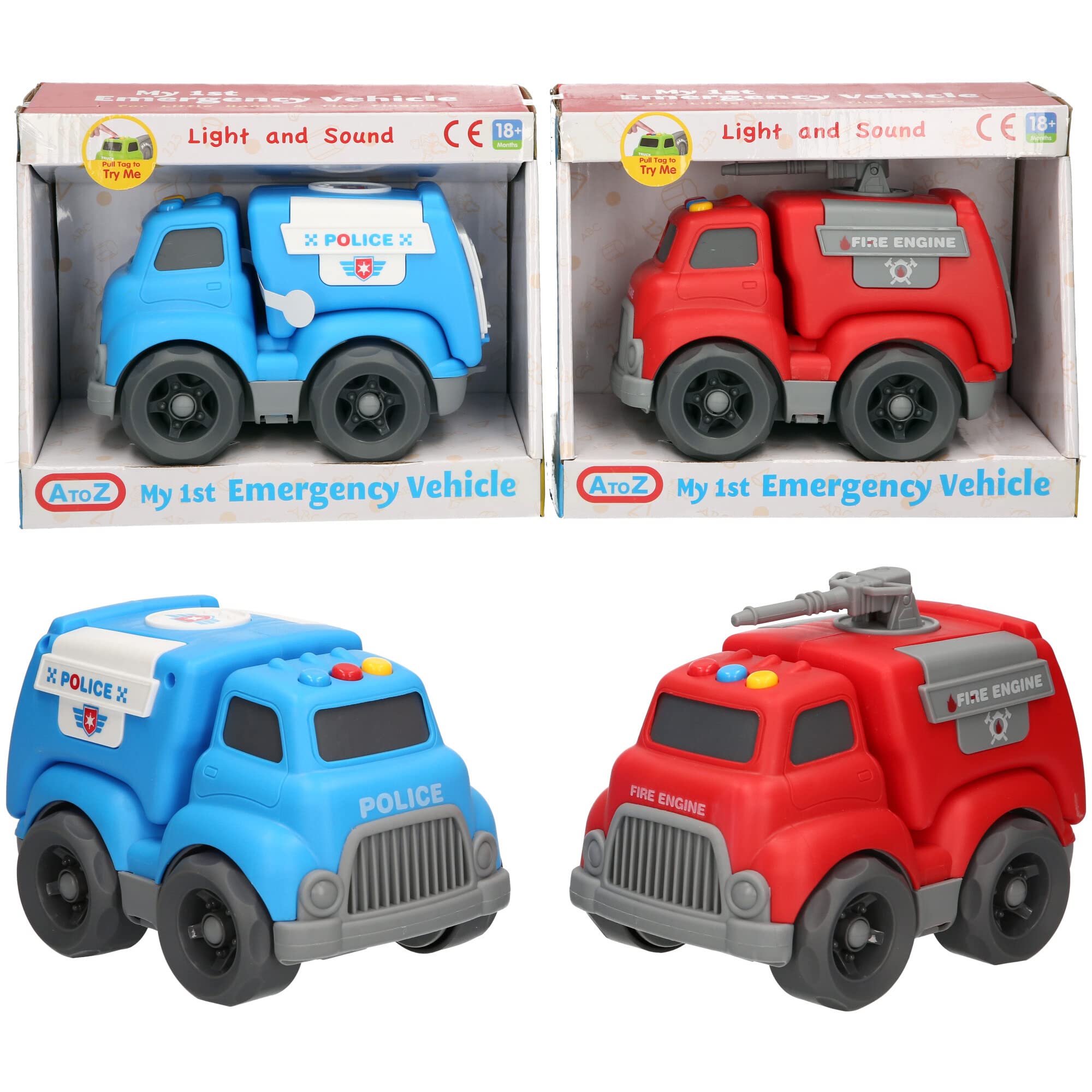 Atoz LIGHT & SOUND TRY ME POLICE/FIRE (2ASST)
