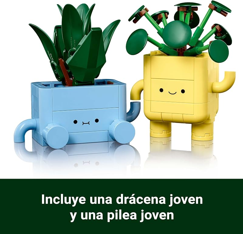 Botanicals Happy Plants - Detalhe Criativo para o Dia dos Namorados - Decoração Animada com 2 Plantas para Prateleira ou Quarto - Modelo Colorido para Raparigas e Rapazes 9+ Anos 10349 — foto 4 de 8