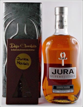 Jura Superstition Single Malt Whisky 1 Tafel Meersalz Edel