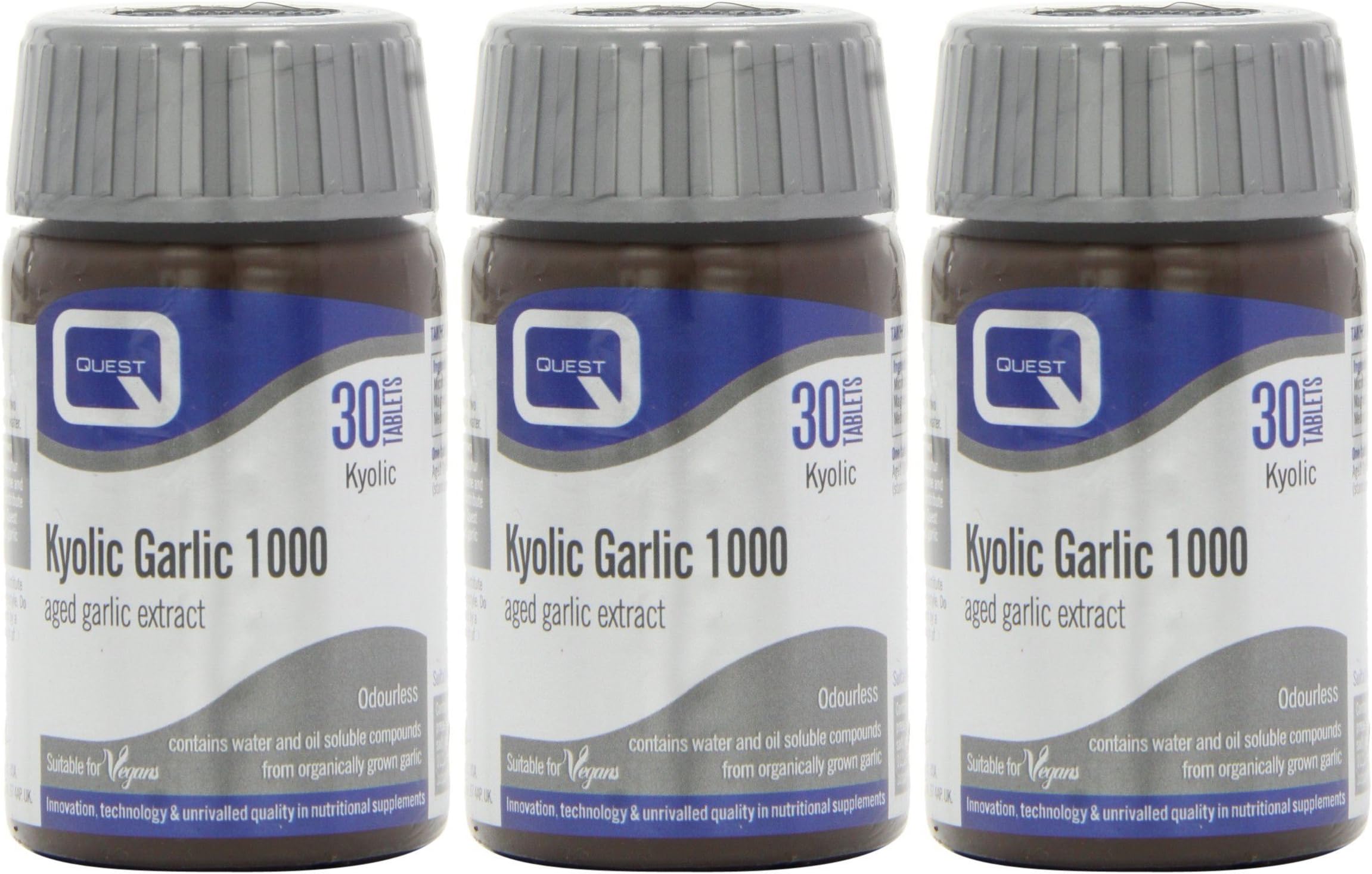 (3 PACK) - Quest Kyolic Premium Garlic 1000Mg Tablets | 30s | 3 PACK - SUPER SAVER - SAVE MONEY