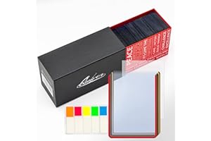 Quiver Time 100 Mixed 3x4 Top Loaders for Cards - Durable 35pt Toploader Hard Plastic Card Sleeves for Sports, Baseball, Foot