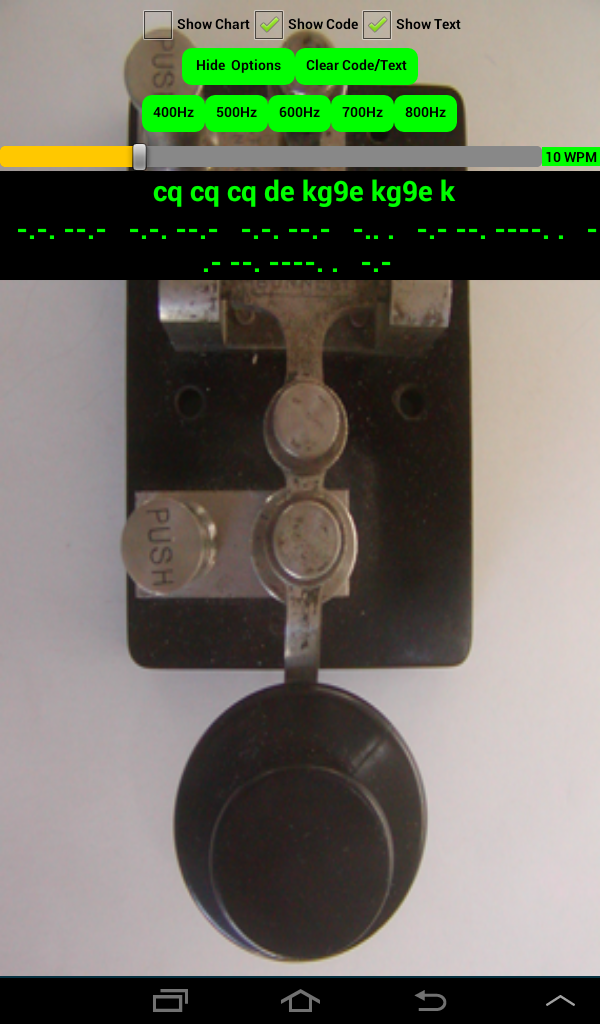 2 Amateur ham radio CW Morse code practice oscillators software app for